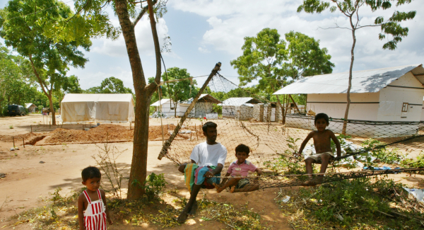 Bild 1: Wiederaufbau im Norden Sri Lankas