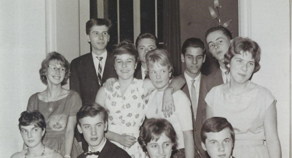 Tanzstunden in den 1950er. Foto: Private Aufnahme. Eigentum des Autors. 