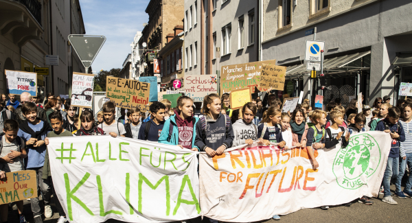 Fridays for Future Demonstration; Pixabay License (freie kommerzielle Nutzung, kein Bildnachweis nötig); https://pixabay.com/de/photos/klimawandel-klima-strike-proteste-4552316/