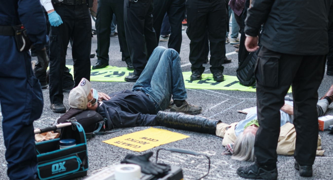 Unkonventionellere Protestform für mehr Klimaschutz 