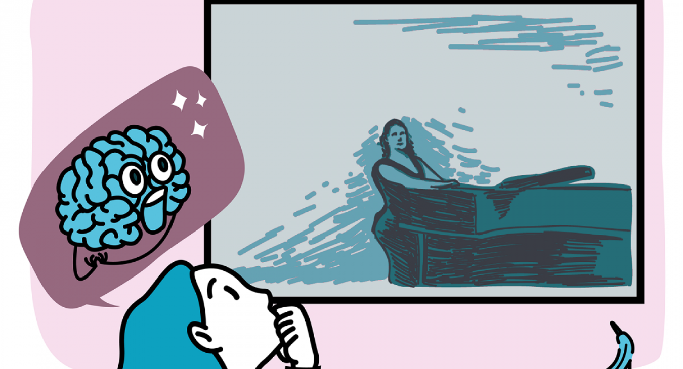 Gibt es ein Kunstzentrum in unserem Gehirn? Alles Banane!