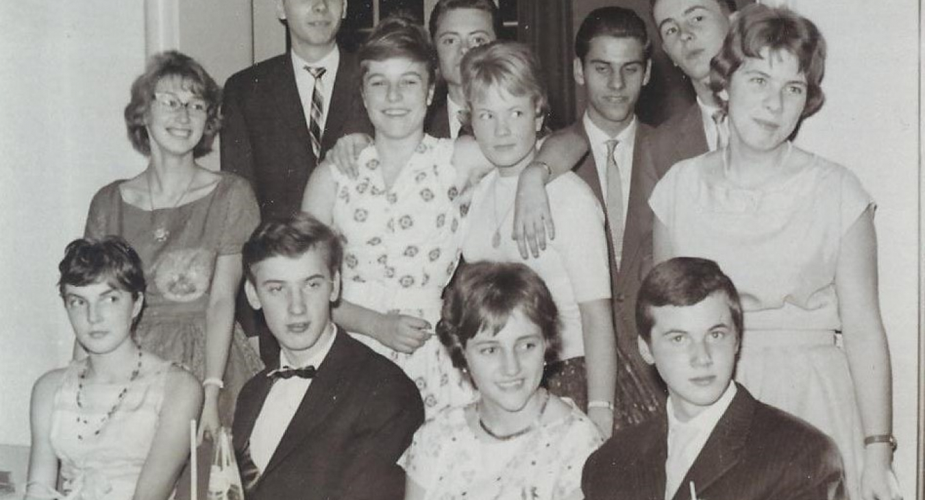 Tanzstunden in den 1950er. Foto: Private Aufnahme. Eigentum des Autors. 