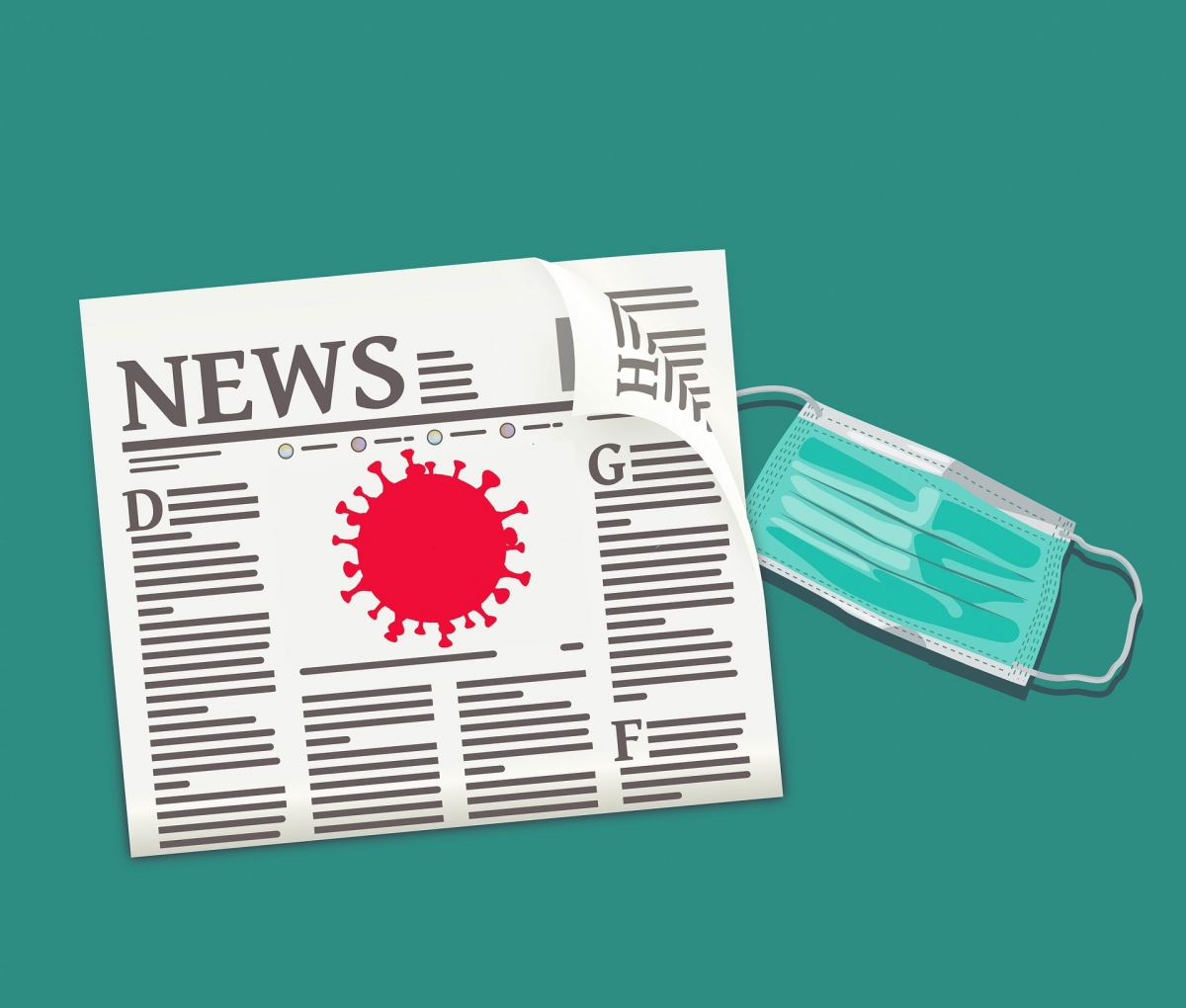 Bild 4: Unsere Risikowahrnehmung im Verlauf einer Pandemie wird auch von den Medien und der Berichterstattung beeinflusst.