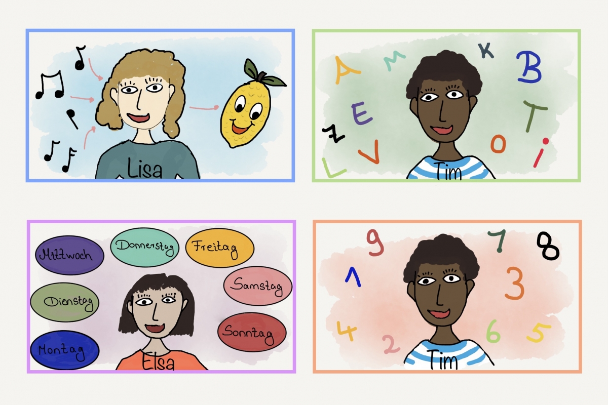 Bild 1: Musik die nach Zitrone schmeckt, bunte Wochentage und Buchstaben – die Synästhesie ist vielfältig Bild 1: Musik die nach Zitrone schmeckt, bunte Wochentage und Buchstaben – die Synästhesie ist vielfältig